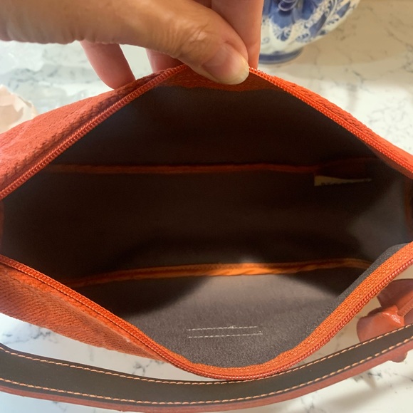 Longchamp vintage orange shoulder bag - Picture 11 of 14